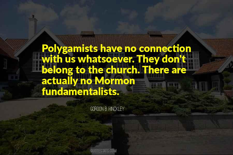 Mormon Polygamy Quotes #980016