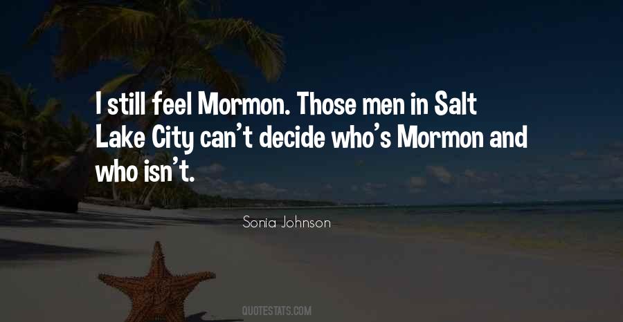 Mormon Quotes #1296121