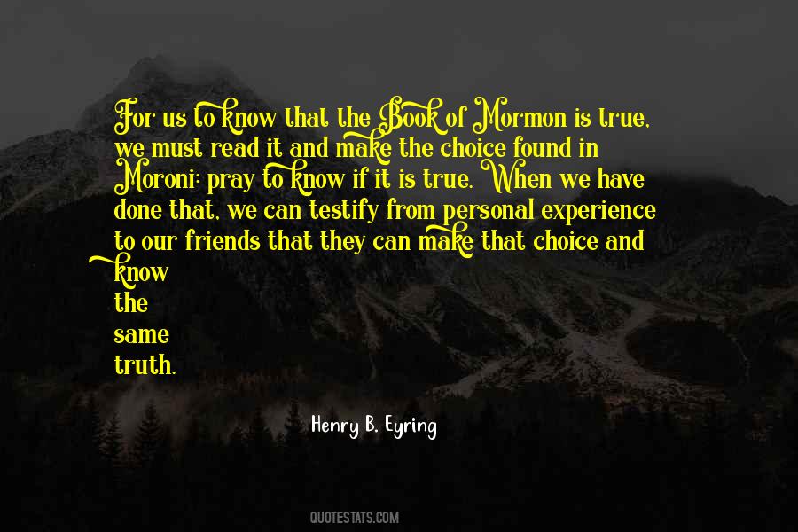 Mormon Quotes #1389374