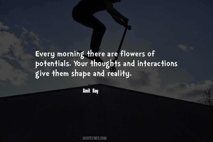 Morning And Flower Quotes #871603