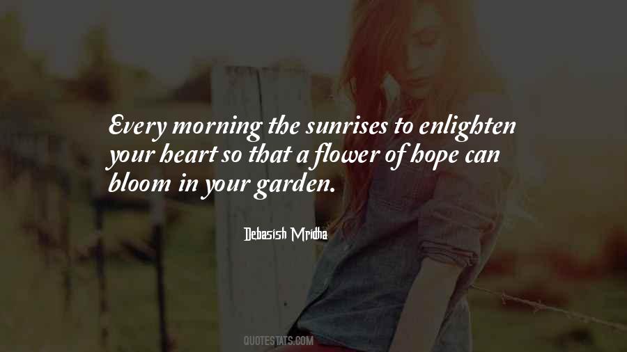 Morning And Flower Quotes #958675