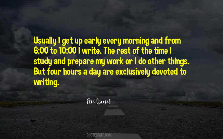 Morning Early Quotes #52047