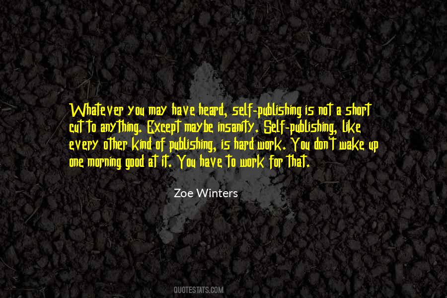 Morning For Work Quotes #1857279
