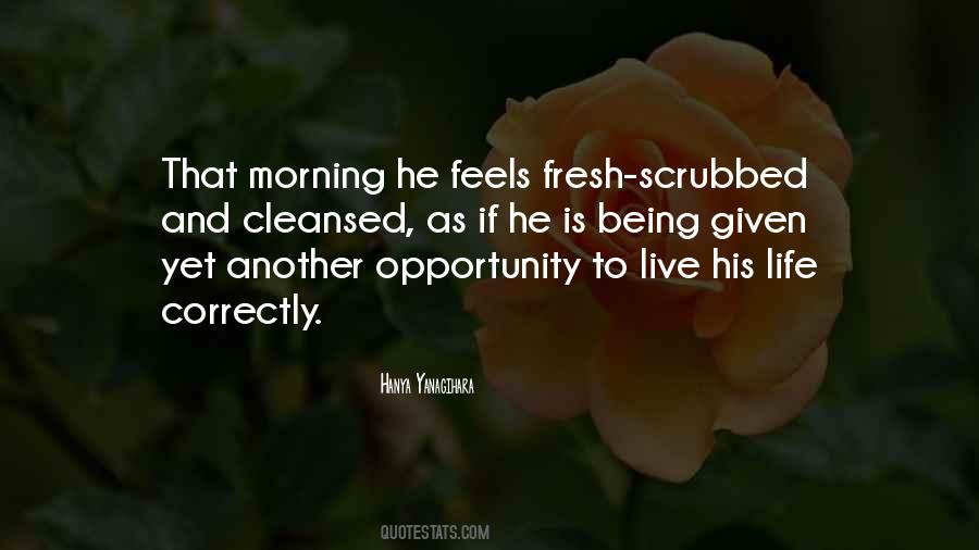 Morning Fresh Quotes #1349320
