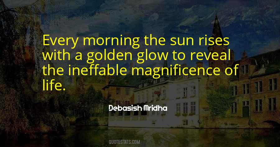 Morning Glow Quotes #44971