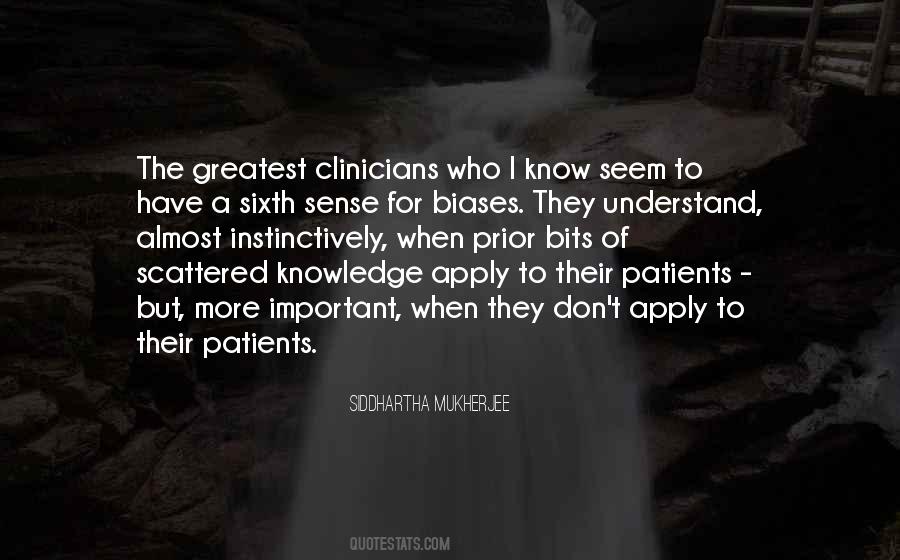 Quotes About Clinicians #1747624