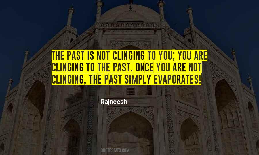 Quotes About Clinging To The Past #805782