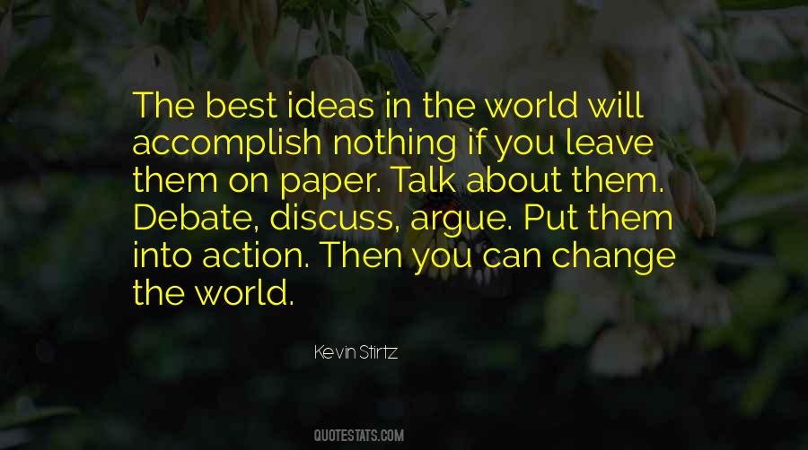 Quotes About Talk And No Action #965778