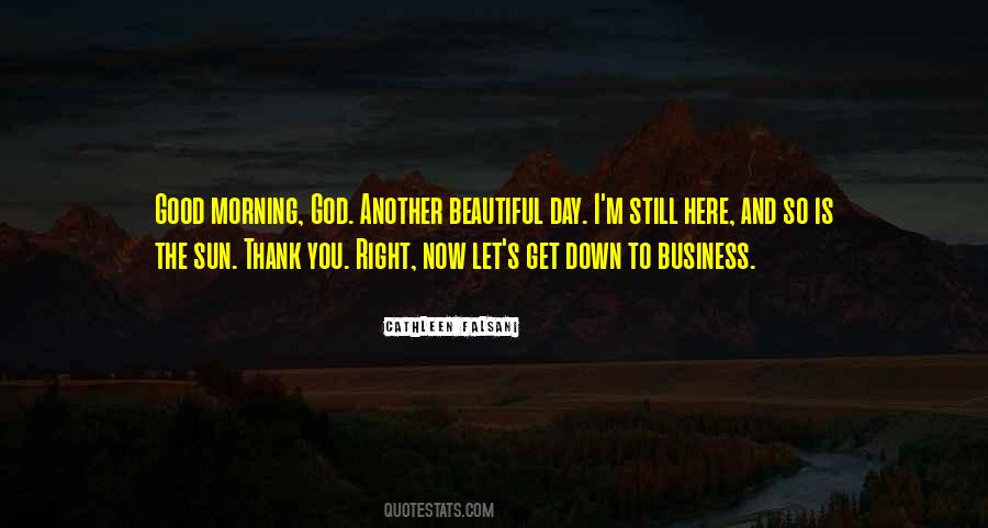 Morning Thank God Quotes #1720099