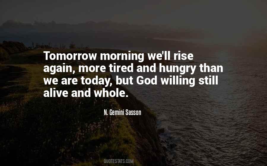 Morning Tired Quotes #1872190
