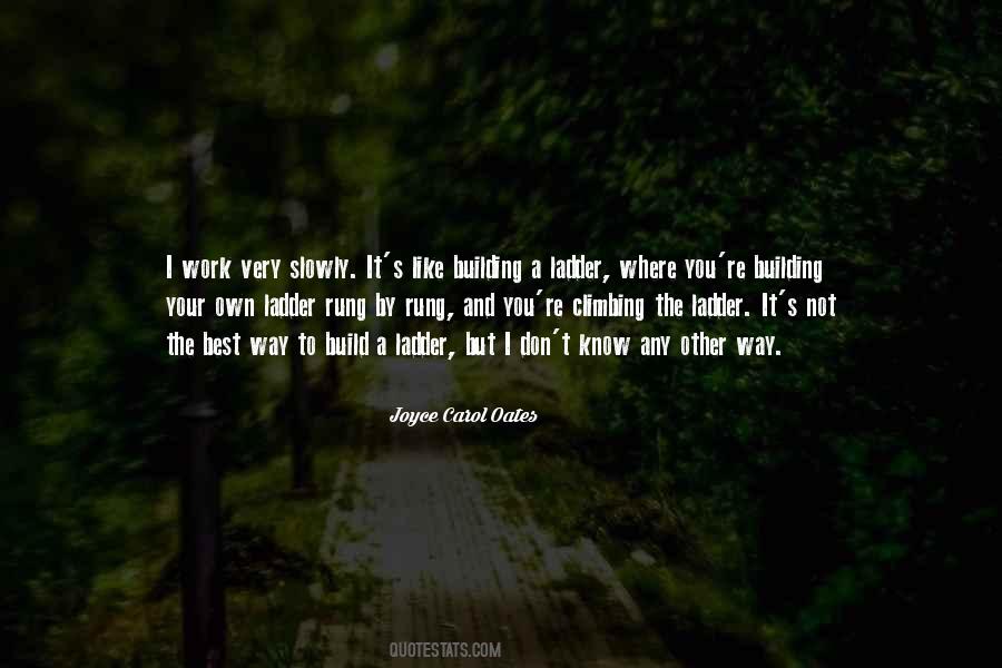 Quotes About Climbing Ladders #1419960