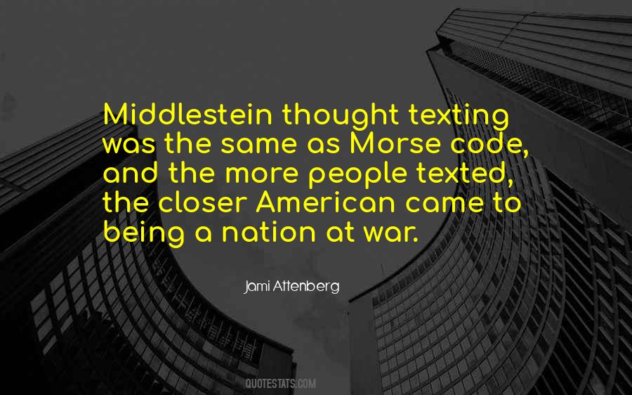 Morse Quotes #748185