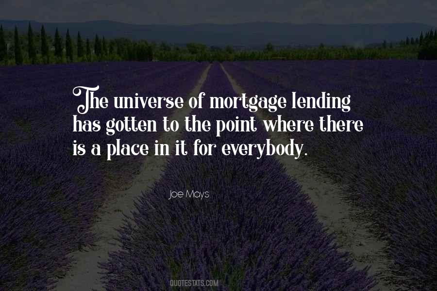 Mortgage Lending Quotes #1680440