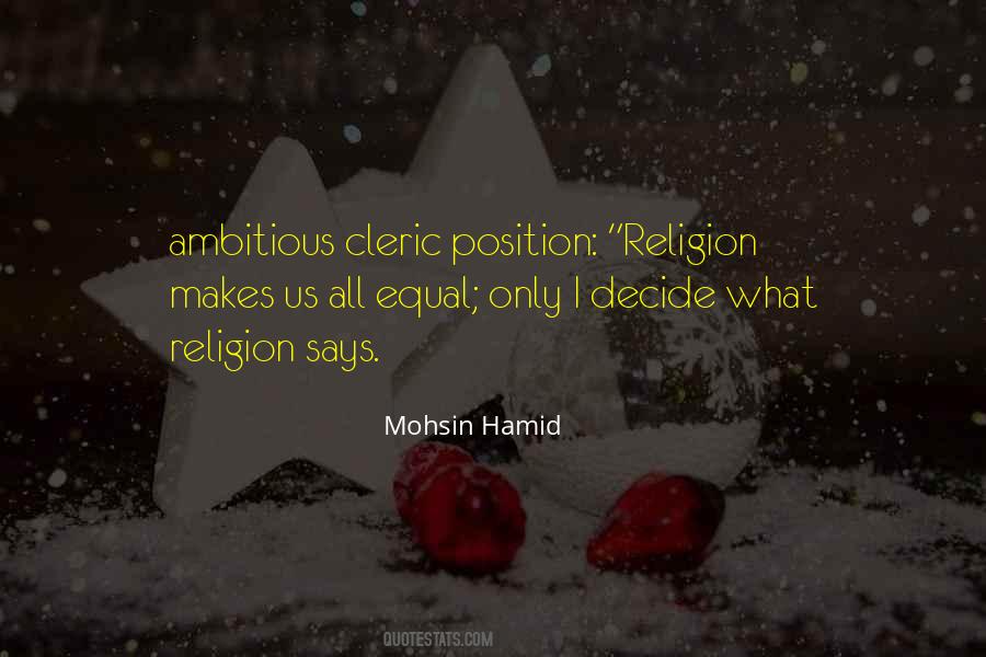Quotes About Cleric #667043 Quotes About Cleric #667043