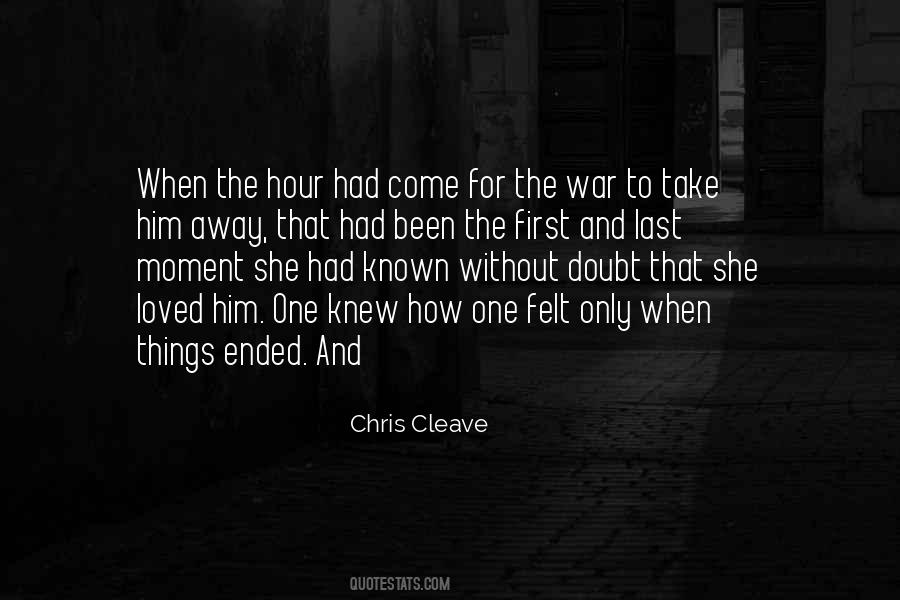 Quotes About Cleave #173574