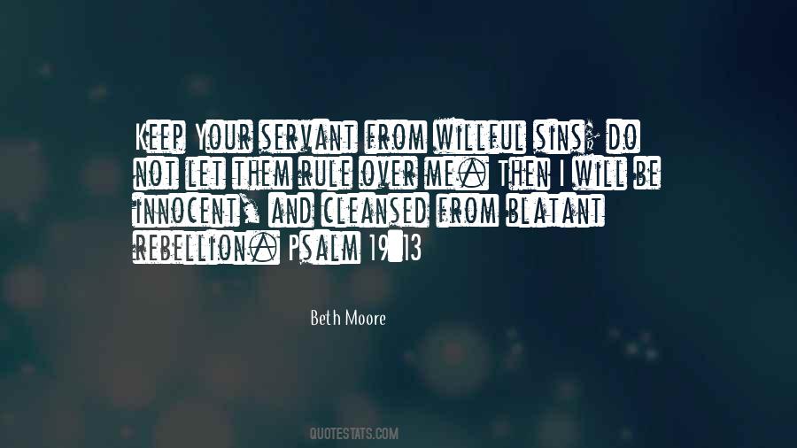Quotes About Cleansed #246356