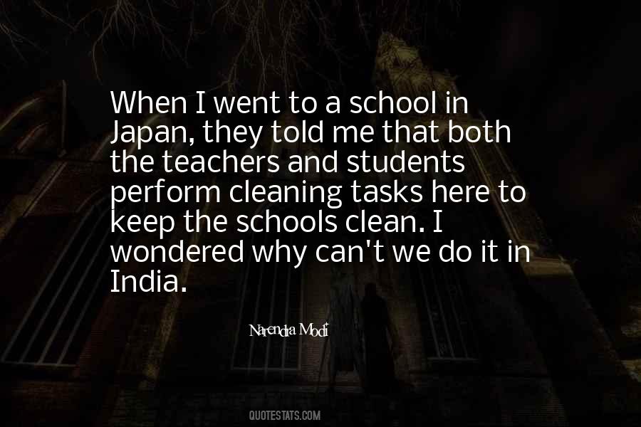 Quotes About Cleaning School #323956