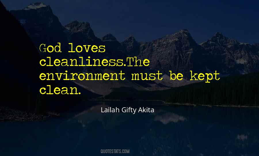 Quotes About Cleaning Environment #642036