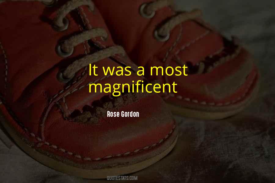 Most Magnificent Quotes #206361