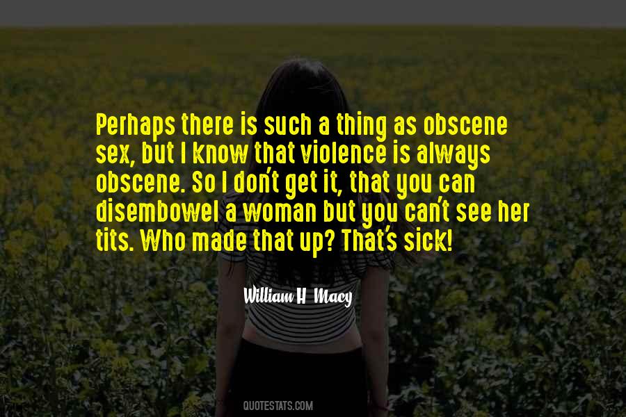 Most Obscene Quotes #218166