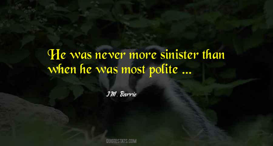 Most Sinister Quotes #1136317