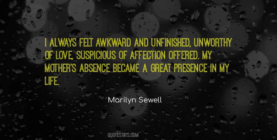 Mother Absence Quotes #548632