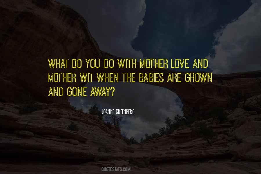 Mother And Baby Quotes #108543
