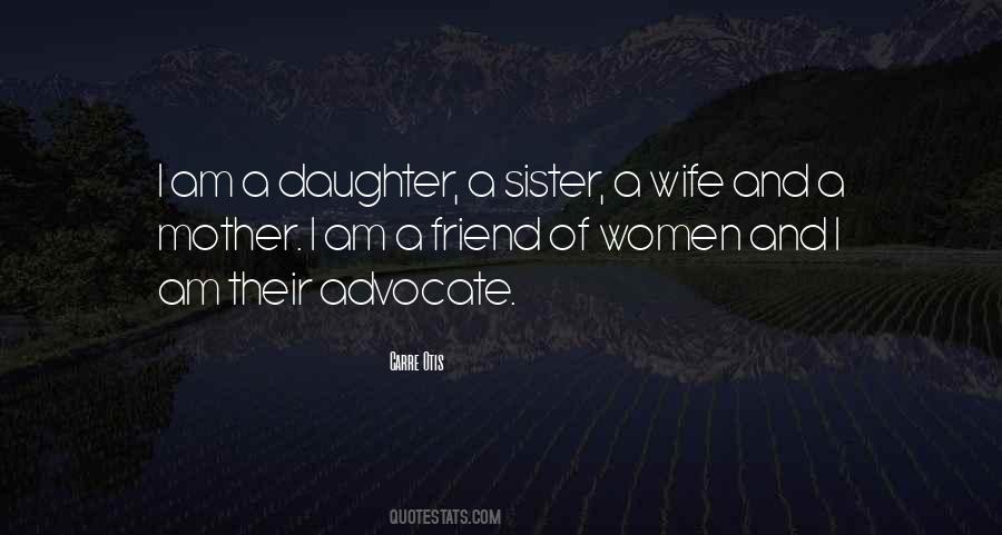 Mother And Sister Quotes #139267