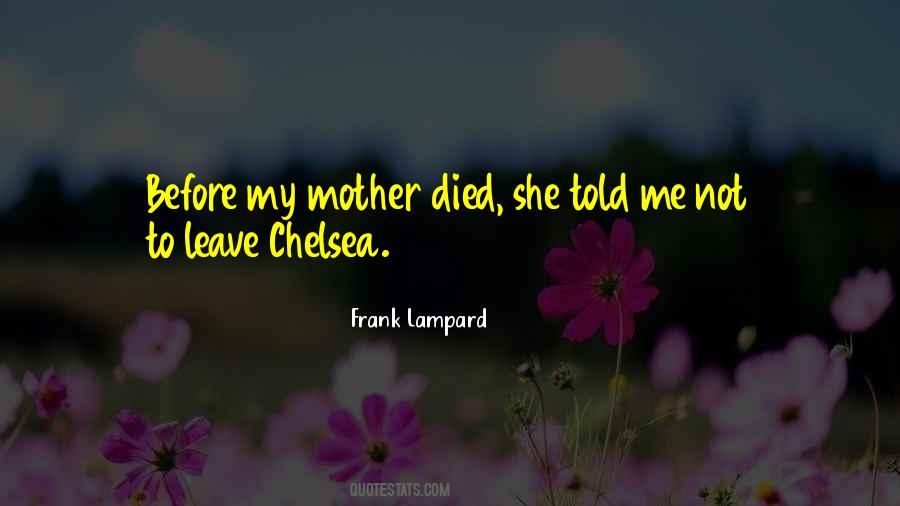 Mother Died Quotes #1027398