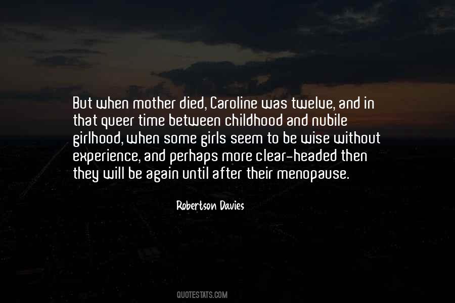 Mother Died Quotes #926809