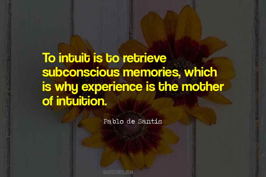 Mother Intuition Quotes #158694