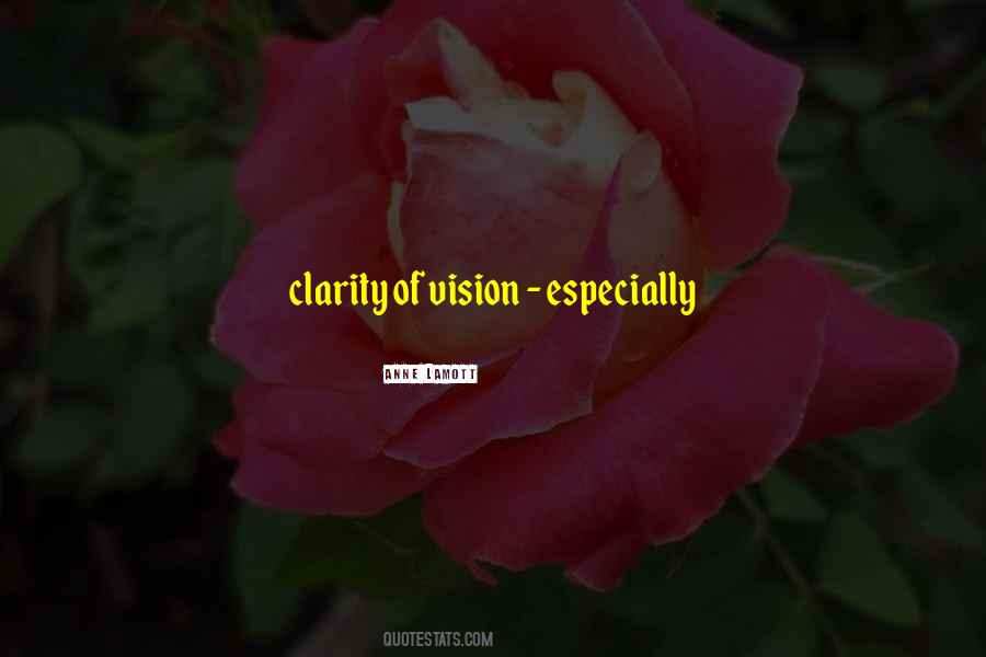 Quotes About Clarity Of Vision #348577