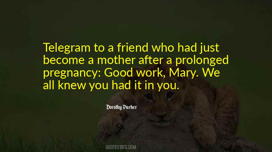 Mother Pregnancy Quotes #667122