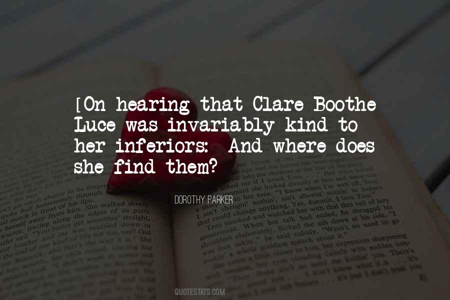Quotes About Clare #124010