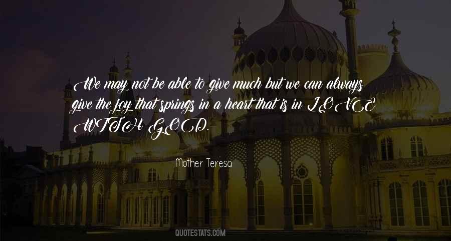 Mother Teresa With Quotes #205937