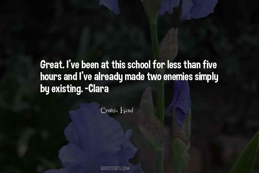 Quotes About Clara #1355632
