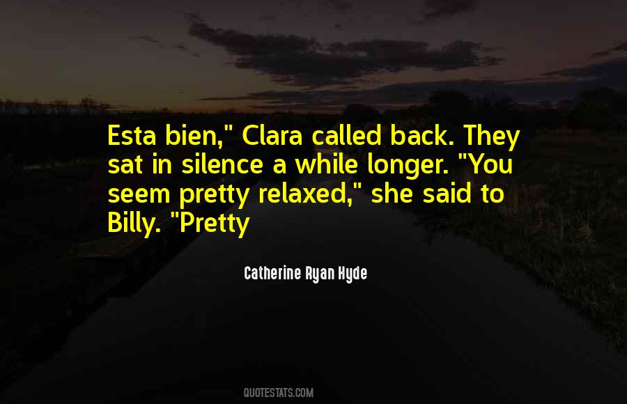Quotes About Clara #246739