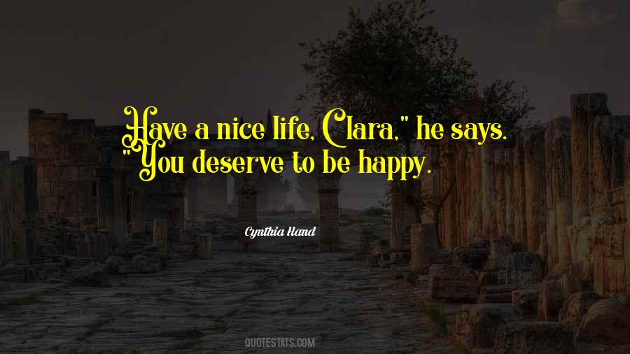 Quotes About Clara #977505