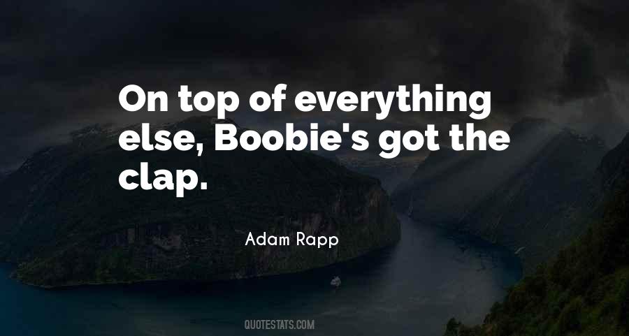 Quotes About Clap #109247