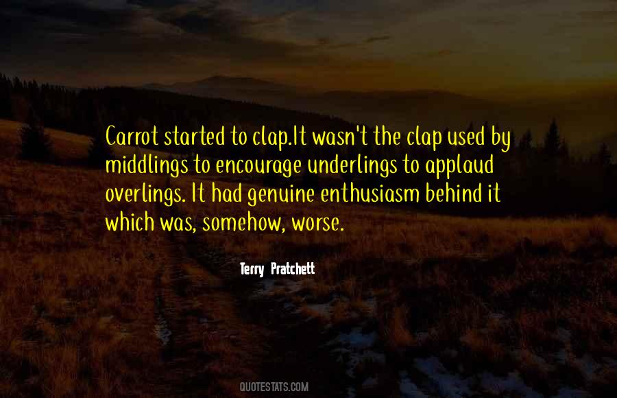 Quotes About Clap #991314