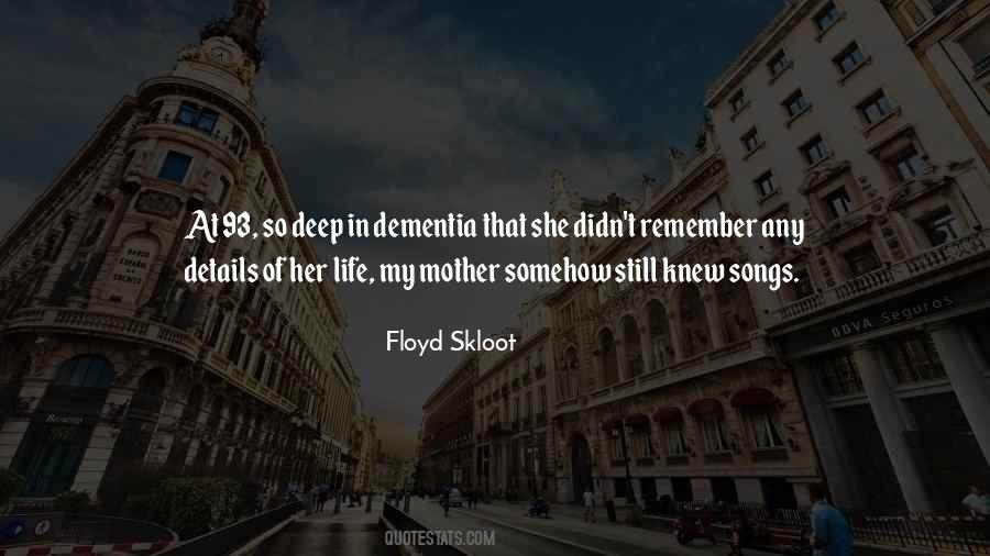 Mother With Dementia Quotes #963346
