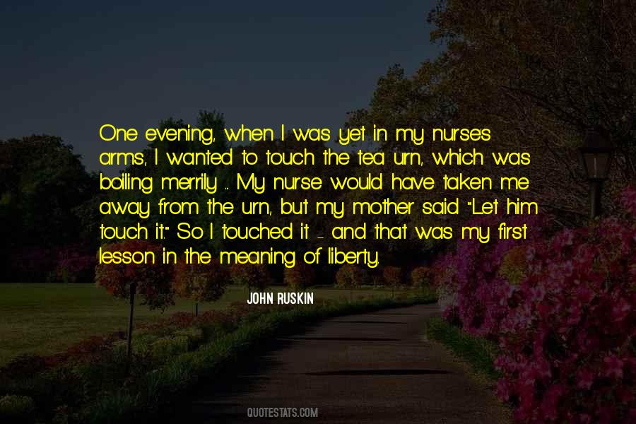 Mother's Arms Quotes #80479