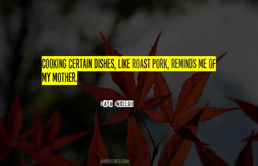 Mother's Cooking Quotes #824028