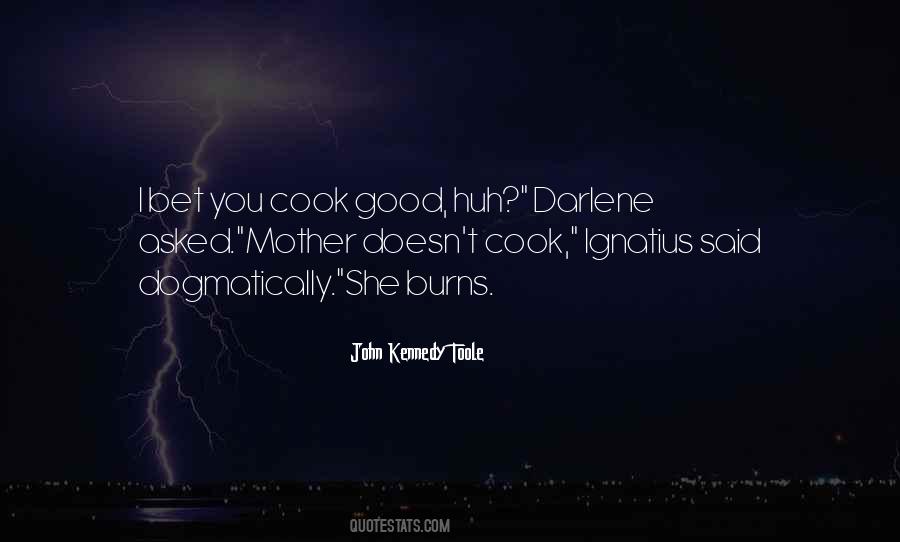 Mother's Cooking Quotes #891383