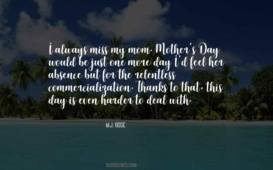 Mother's Day Without You Quotes #35491