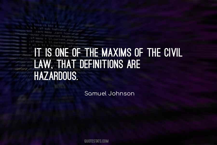 Quotes About Civil Law #1248621