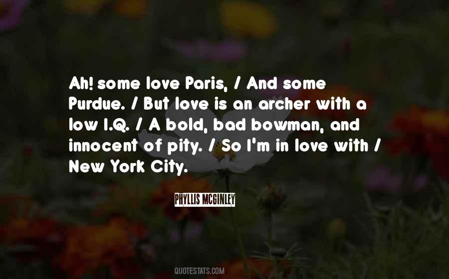 Quotes About City Love #280406
