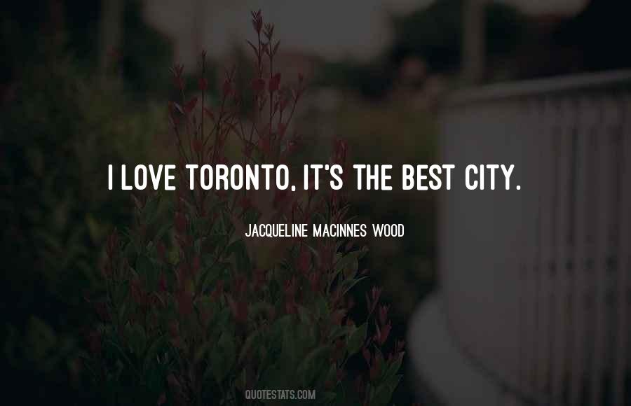 Quotes About City Love #293472