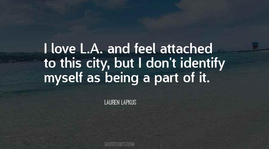 Quotes About City Love #94356