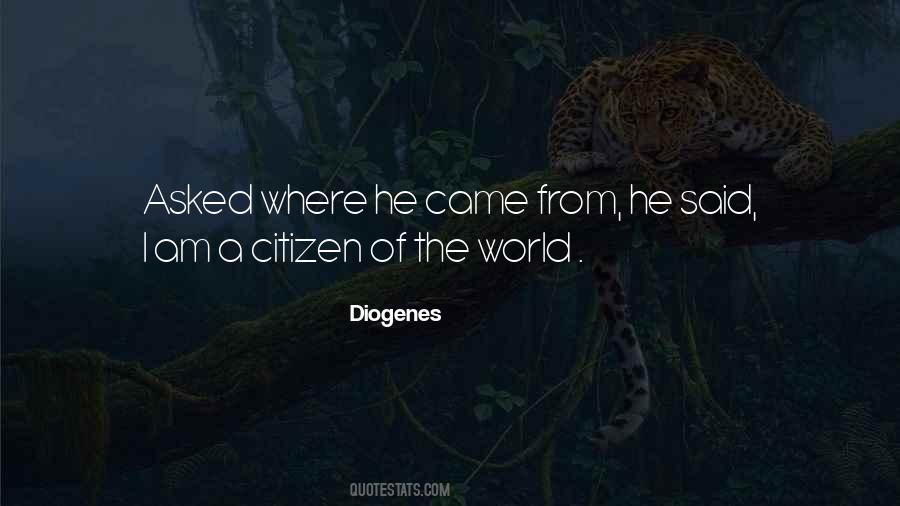 Quotes About Citizens Of The World #349365